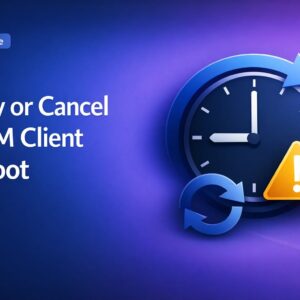 SCCM Reboot