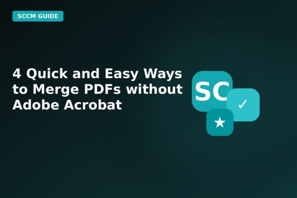 4 quick and easy ways to merge pdfs without adobe acrobat