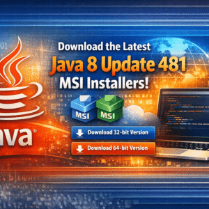 Java 8 Update 481 MSI Installers