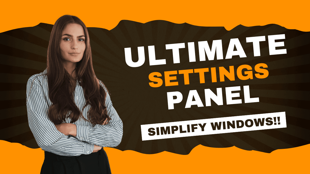 Ultimate Settings Panel 1 Ultimate Settings Panel