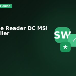Adobe Reader DC MSI Installer