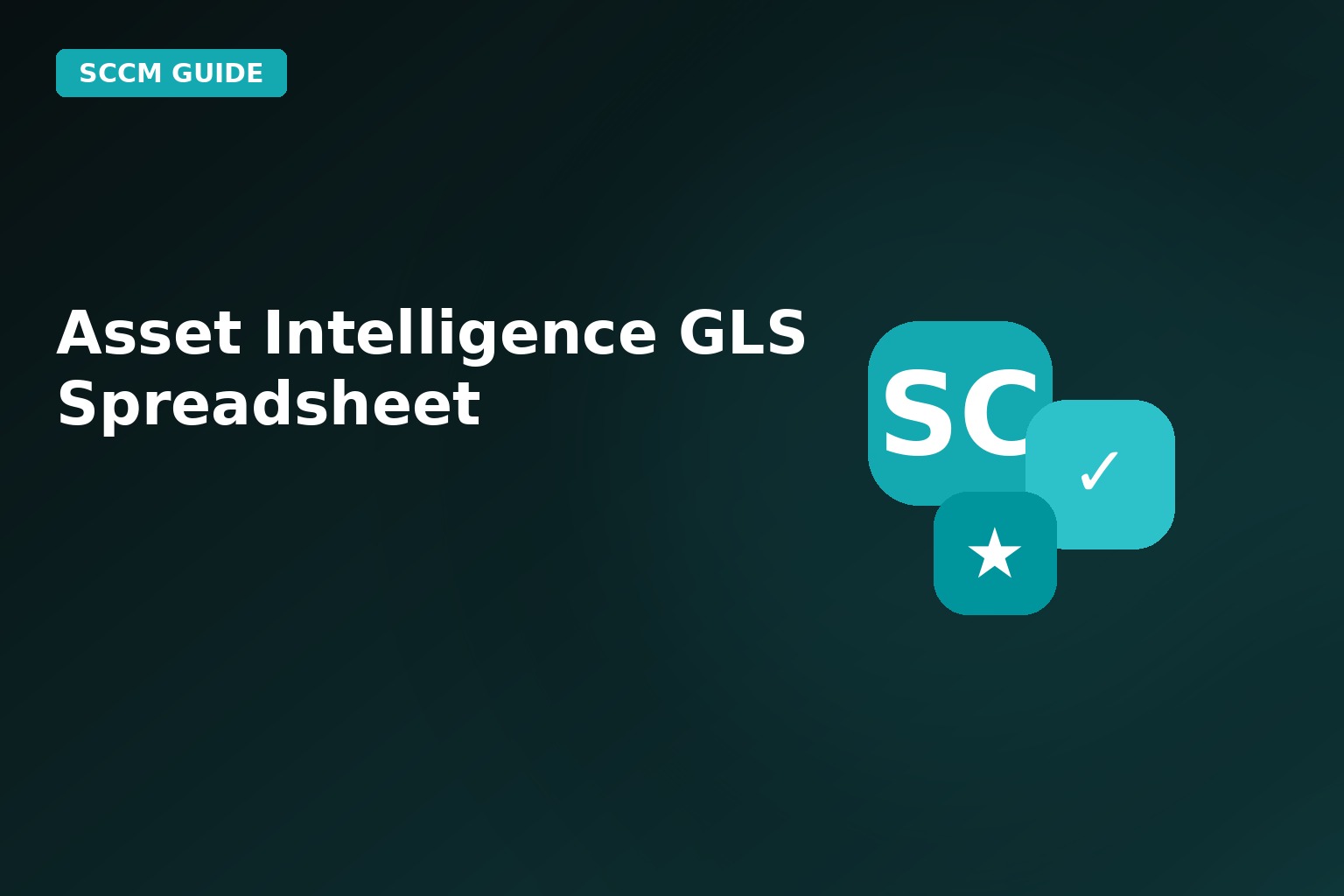 Asset Intelligence Gls Spreadsheet