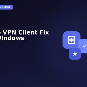 Cisco VPN Client Fix for Windows