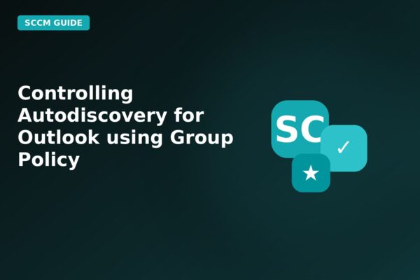 controlling autodiscovery for outlook using group policy