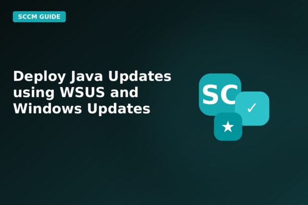 deploy java updates using wsus and windows updates