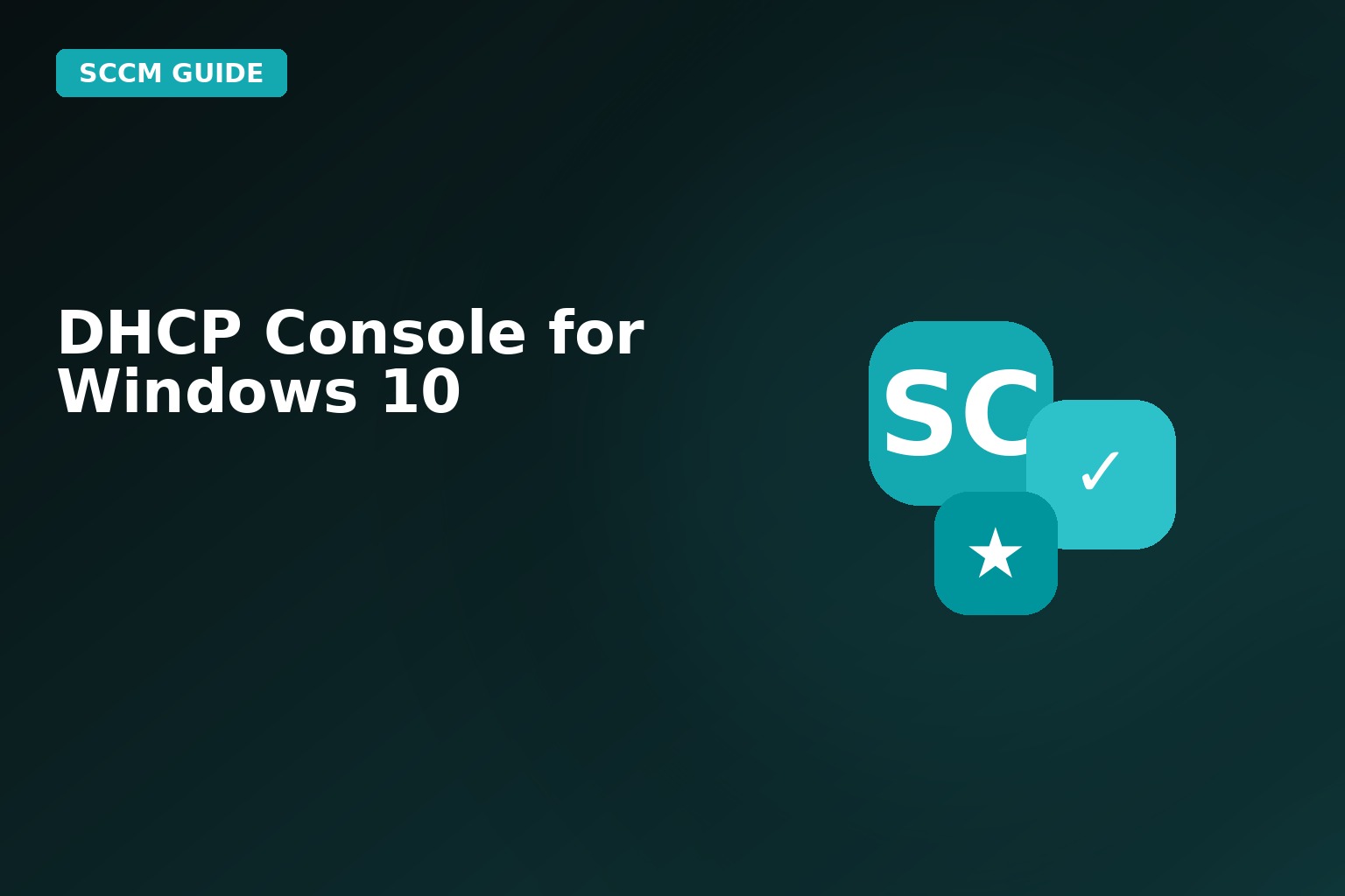 DHCP Console For Windows 10
