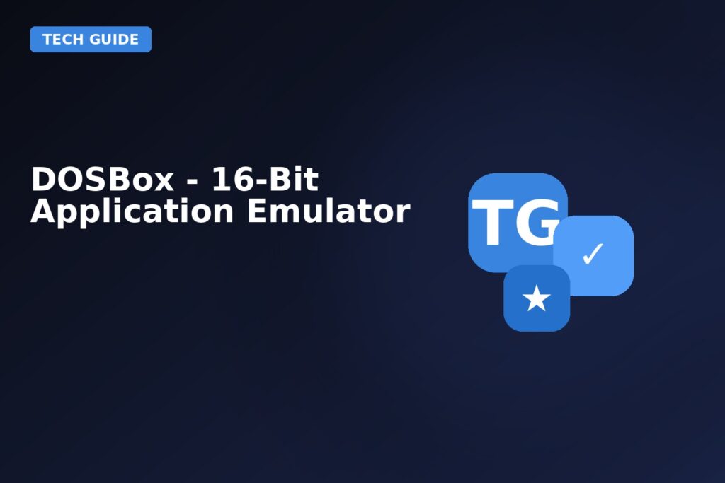 Dosbox 16 Bit Application Emulator