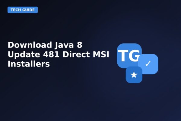 download java 8 update 481 direct msi installers