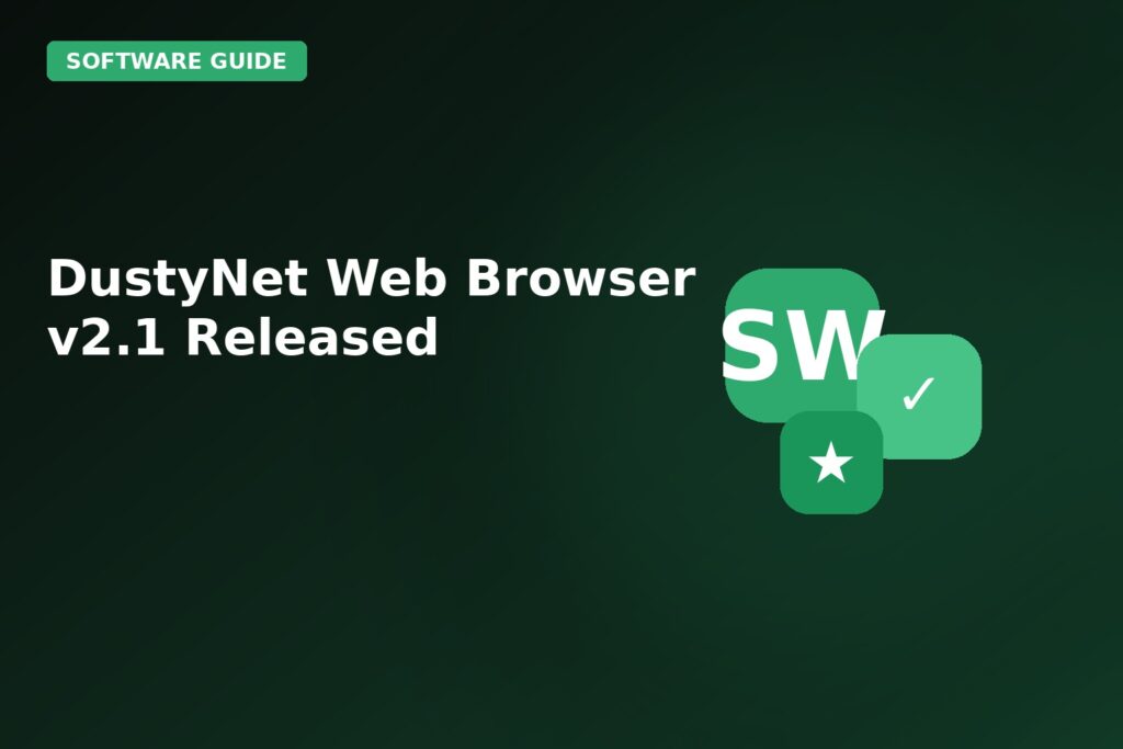 Dustynet Web Browser V21 Released