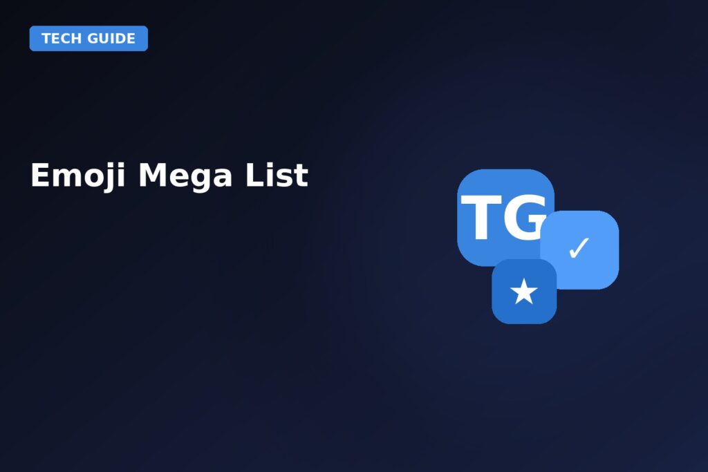 Emoji Mega List