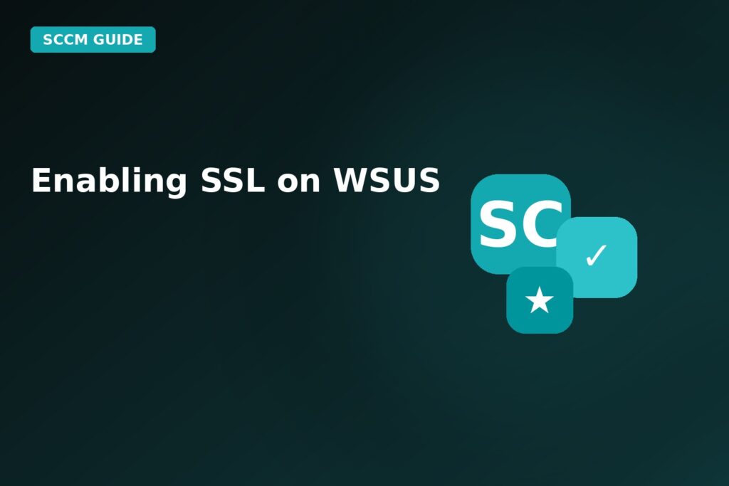 Enabling Ssl On Wsus
