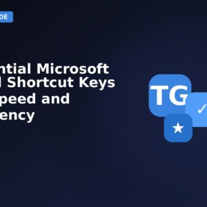 Essential Microsoft Word Shortcut Keys For Speed And Efficiency
