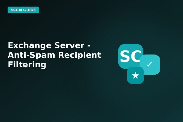 exchange server anti spam recipient filtering