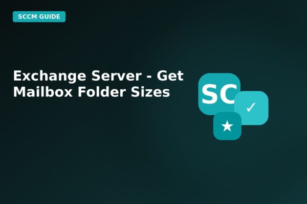 exchange server get mailbox folder sizes