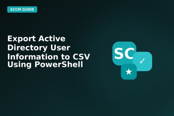 export active directory user information to csv using powershell