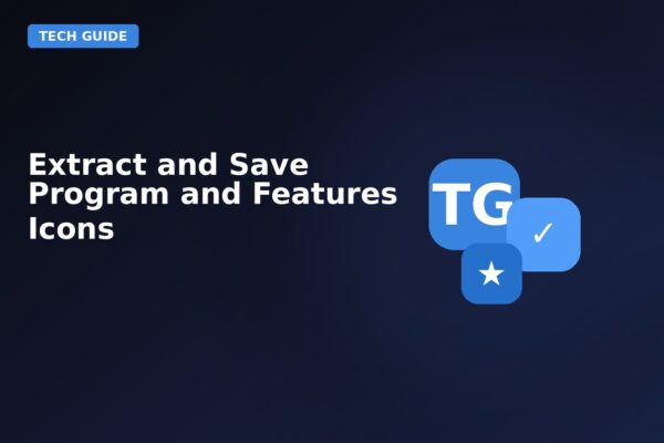 extract and save program and features icons