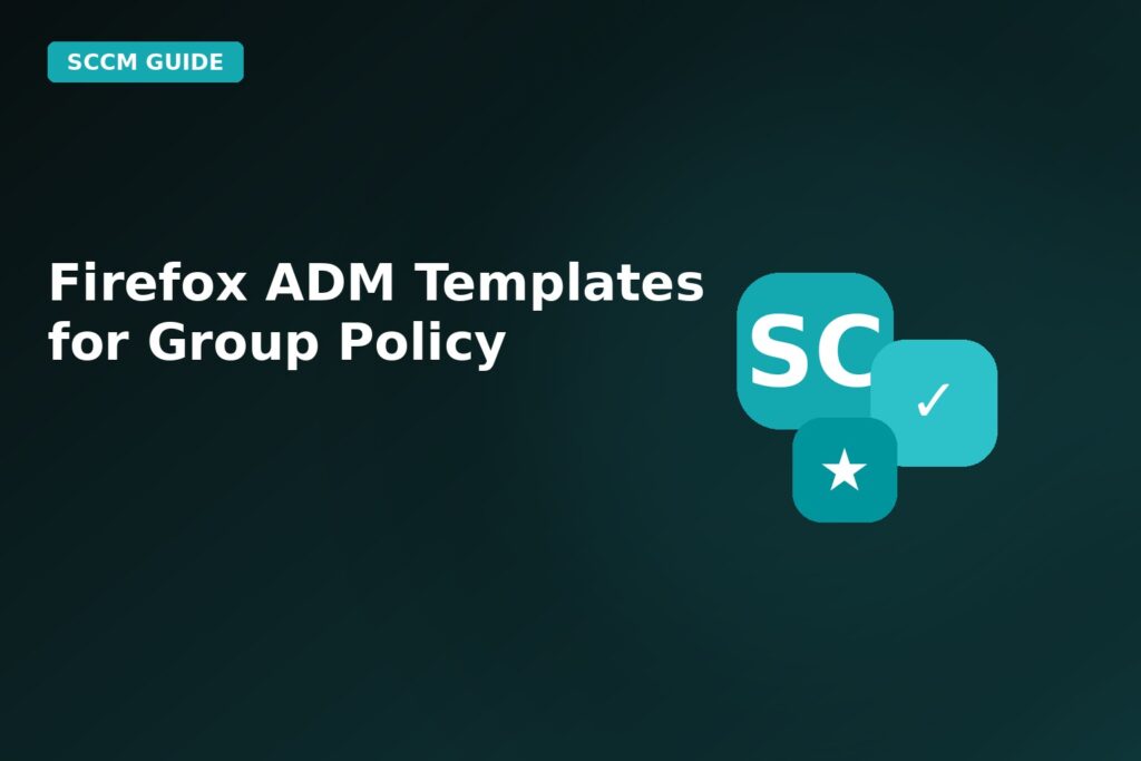 Firefox Adm Templates For Group Policy