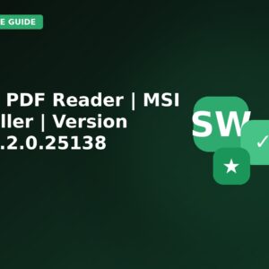 Foxit PDF Reader | MSI Installer | Version 2024.2.0.25138