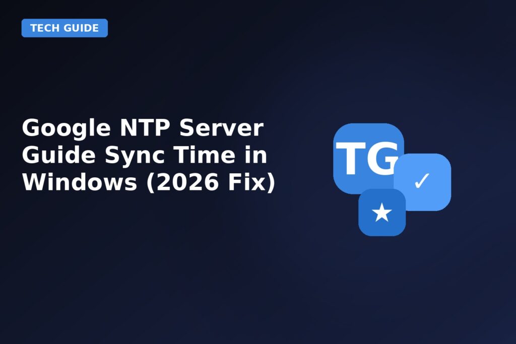 Google Ntp Server Guide Sync Time In Windows 2026 Fix