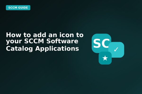 how to add an icon to your sccm software catalog applications