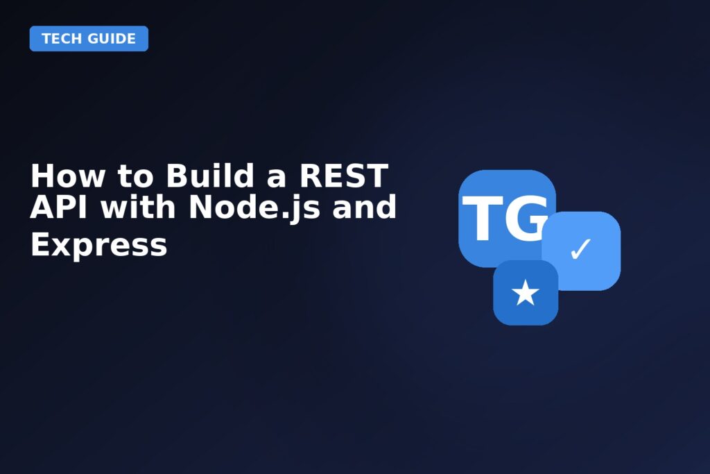 How To Build A Rest API With Nodejs And Express