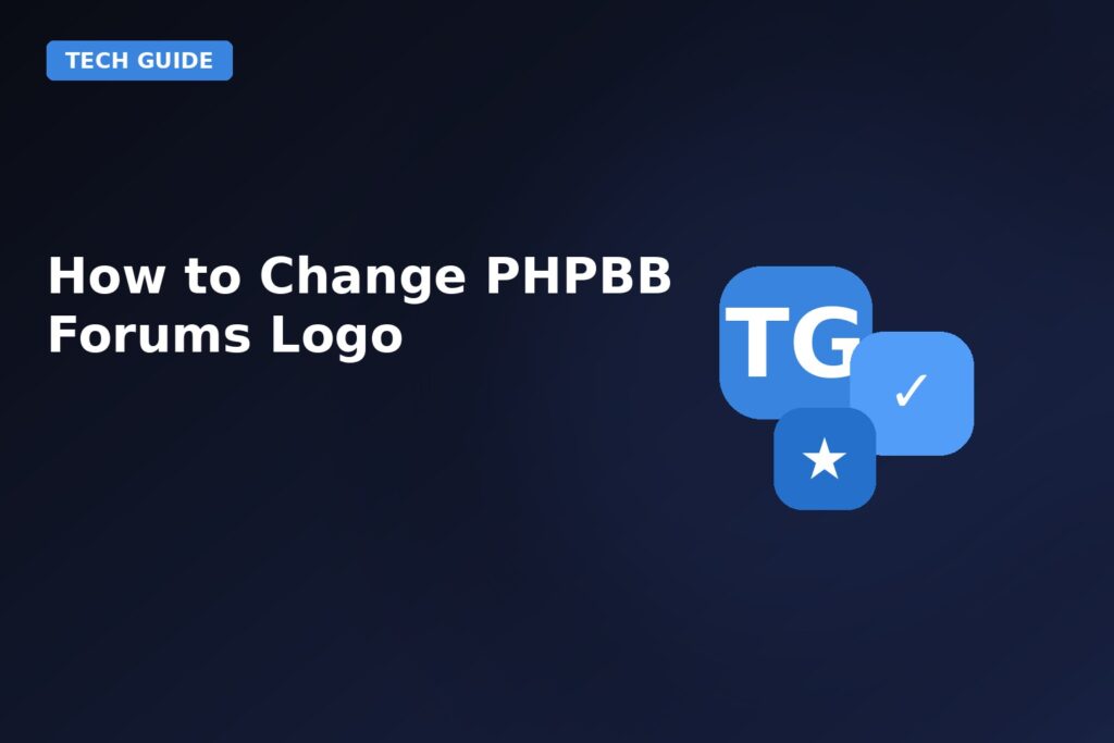 How To Change Phpbb Forums Logo
