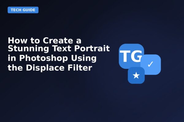 how to create a stunning text portrait in photoshop using the