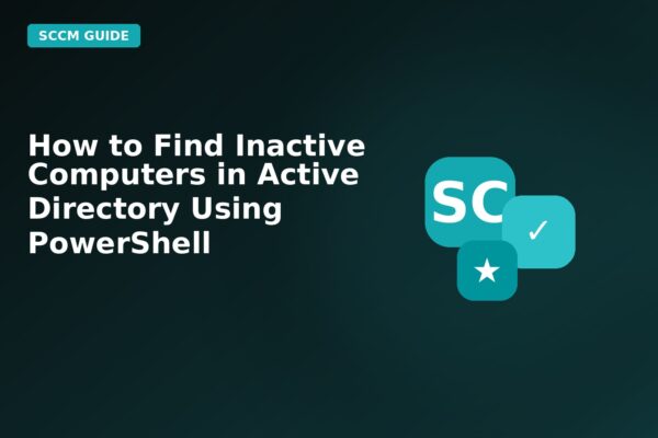how to find inactive computers in active directory using powershell