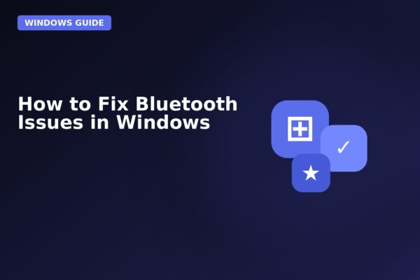 how to fix bluetooth issues in windows