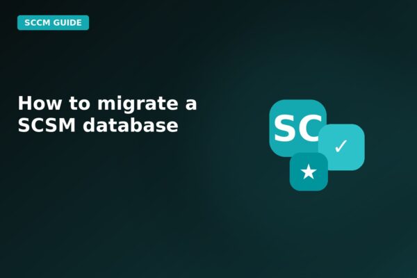 how to migrate a scsm database