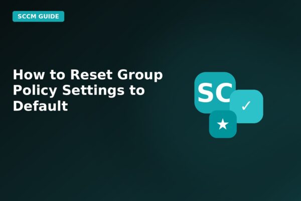 how to reset group policy settings to default
