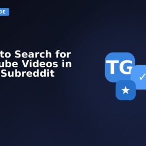 How To Search For Youtube Videos In Your Subreddit