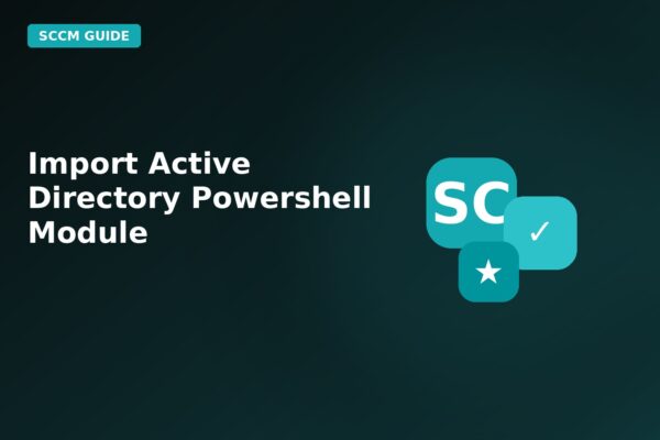 import active directory powershell module