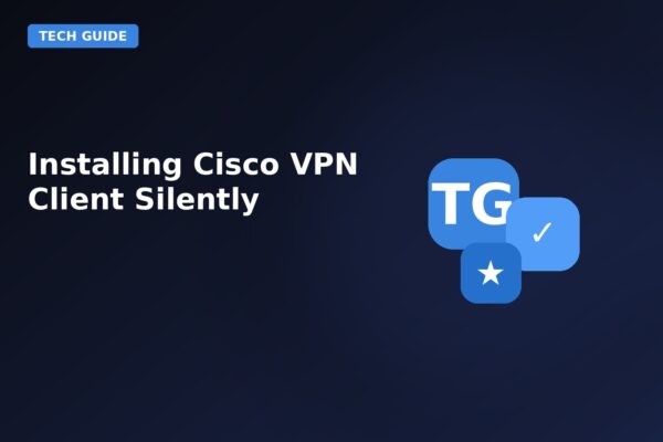 installing cisco vpn client silently