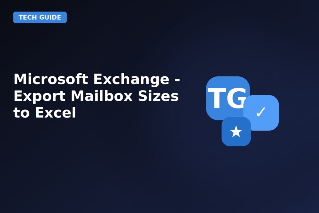 Microsoft Exchange Export Mailbox Sizes To Excel