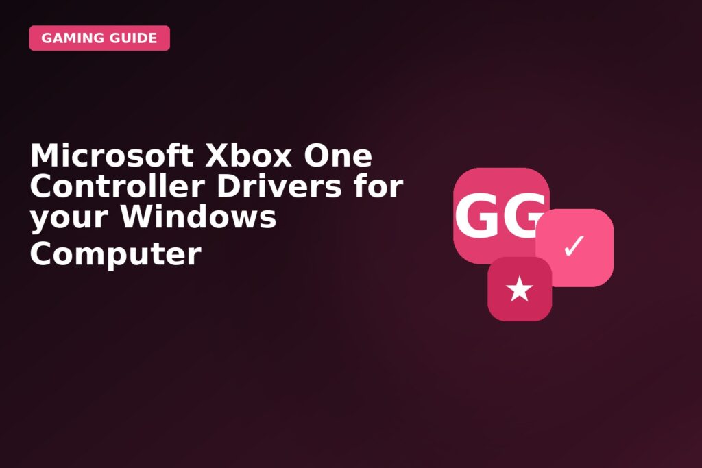 Microsoft Xbox One Controller Drivers For Your Windows Computer