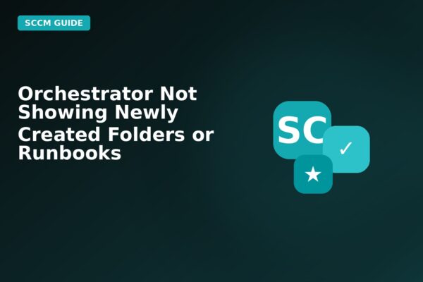 orchestrator not showing newly created folders or runbooks