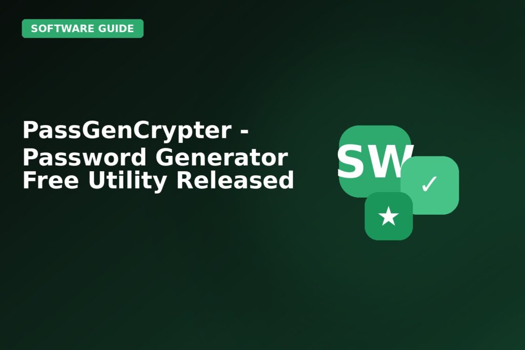 Passgencrypter Password Generator Free Utility Released