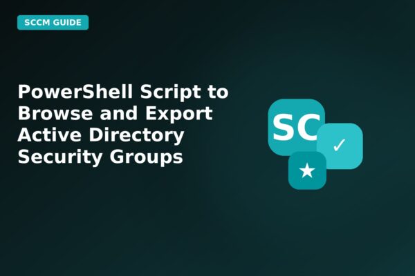 powershell script to browse and export active directory security