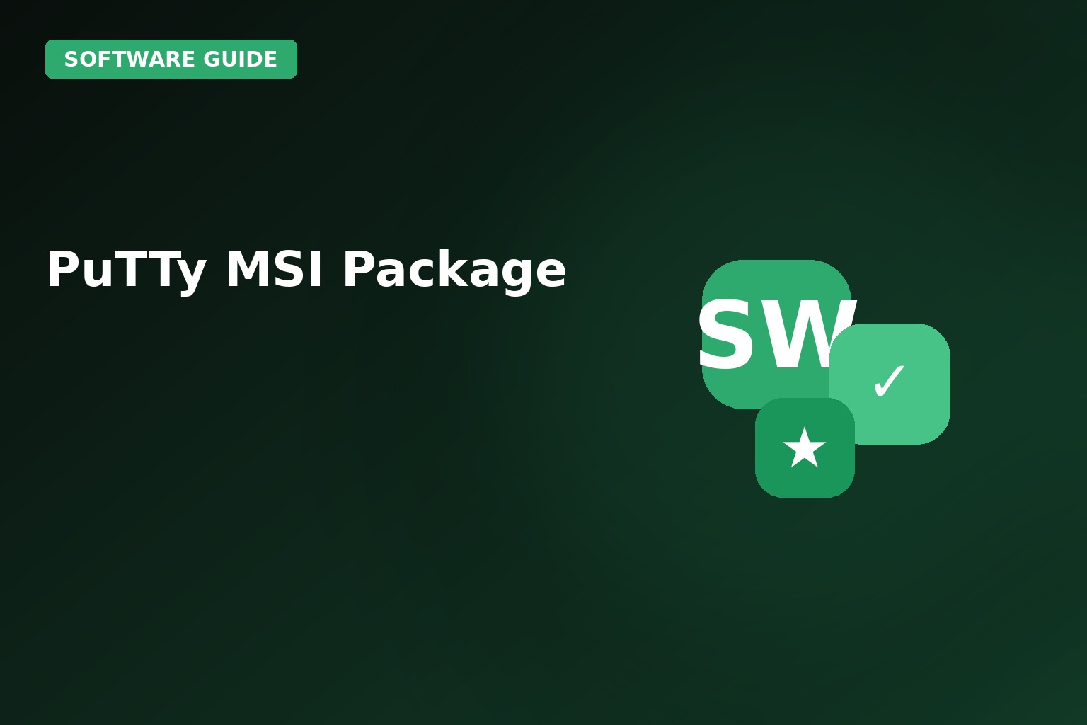 Putty MSI Package