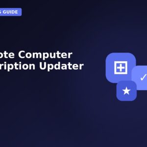 Remote Computer Description Updater