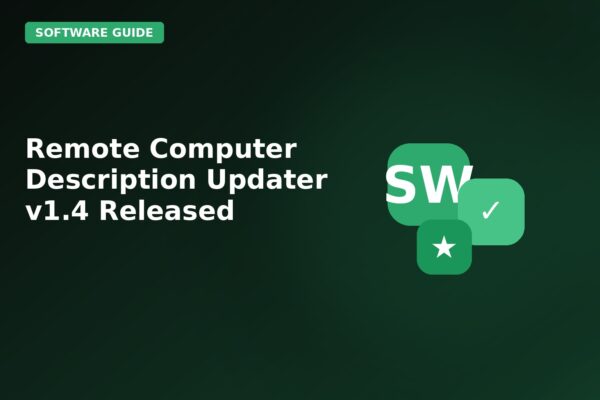 remote computer description updater v14 released