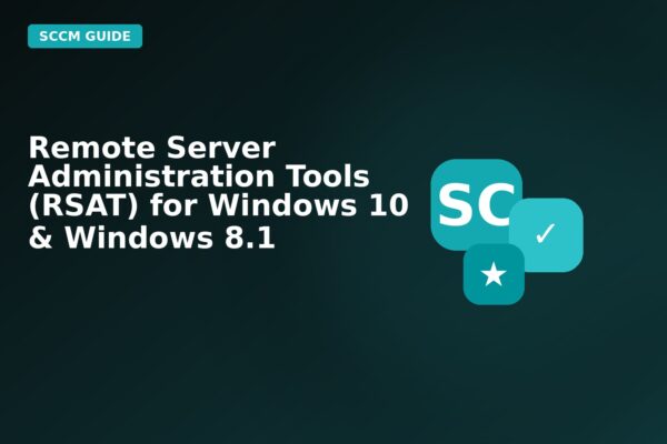 remote server administration tools rsat for windows 10 windows 81