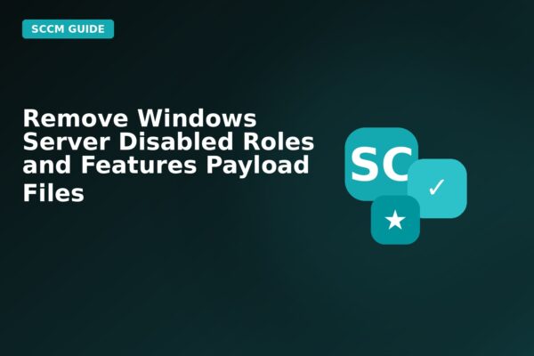 remove windows server disabled roles and features payload files
