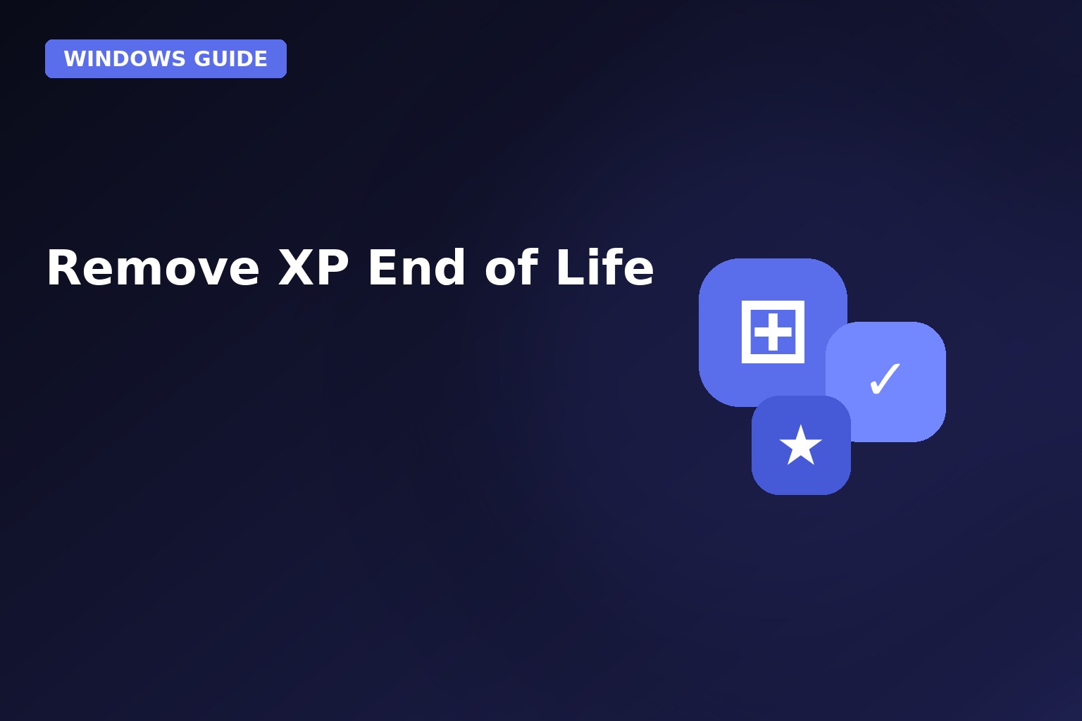 Remove Xp End Of Life
