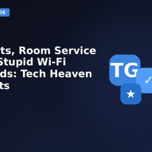 Robots Room Service And Stupid Wi Fi Speeds Tech Heaven Awaits