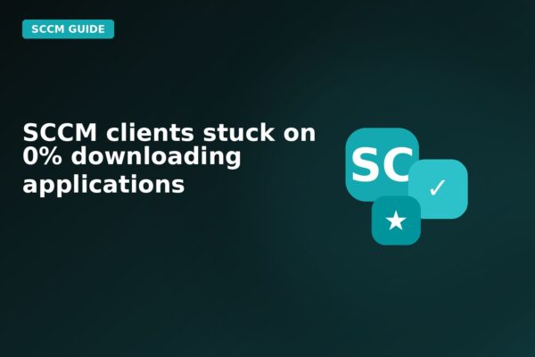 sccm clients stuck on 0 downloading applications