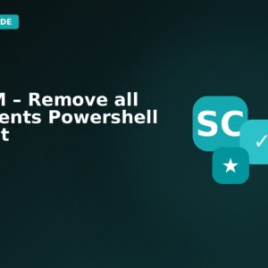 SCSM – Remove all incidents Powershell Script