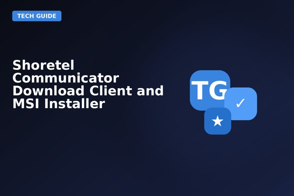 shoretel communicator download client and msi installer