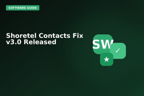 shoretel contacts fix v30 released